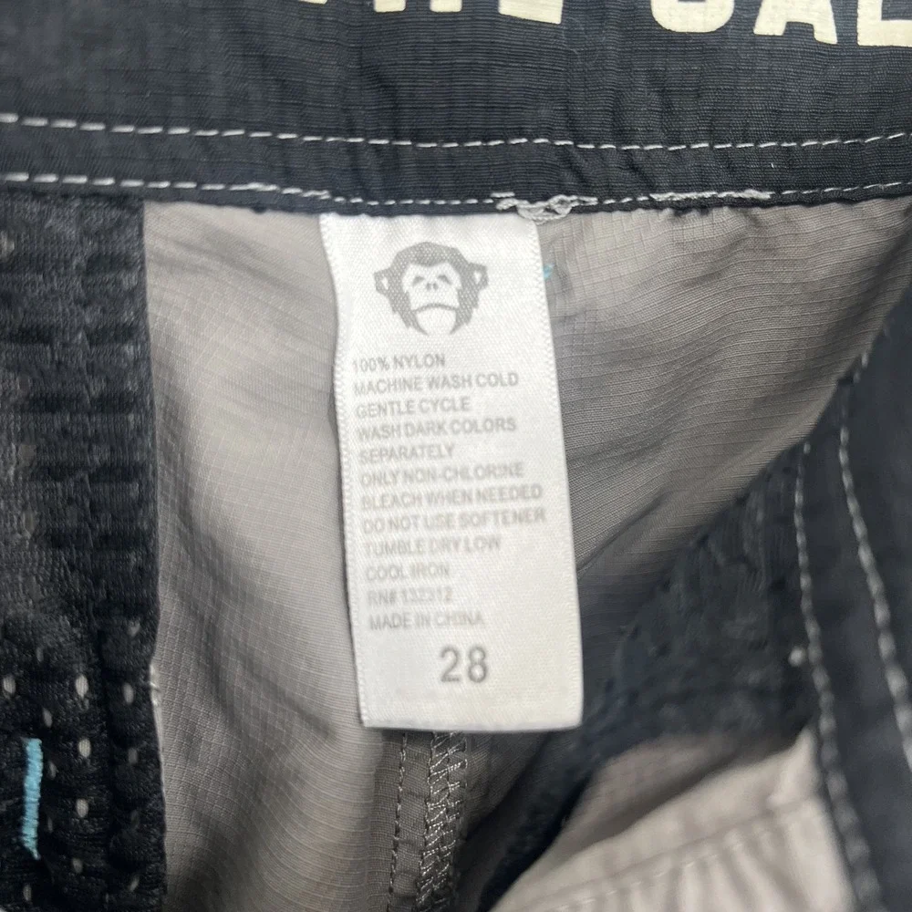 Howler Brothers Horizon Hybrid Nylon Shorts Size 28 Summer Beach Classic Gray